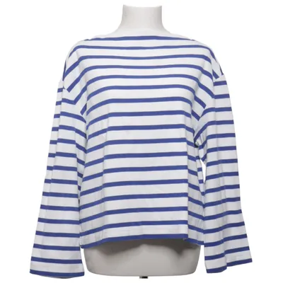 Lange mouwen shirt (Blauw, Wit) van COS Katoen
