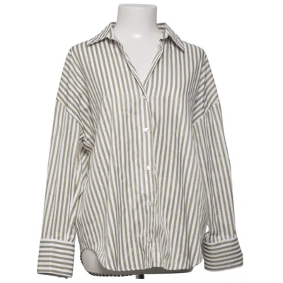 Chemise (Vert, Blanc) de Zara Coton, Polyester