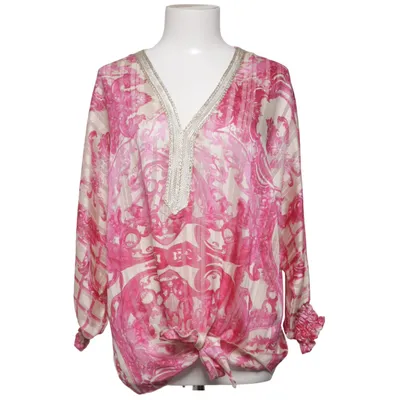Blouse (Rose, Beige) de Trois Ka Polyester