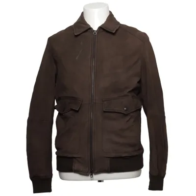 Veste (Marron) de Massimo Dutti Coton, Polyester