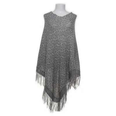 Poncho (Grå, Vit) från Soyaconcept