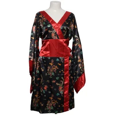 Kimono (Sort, Rød, Flerfarvet) fra Deiters Polyester