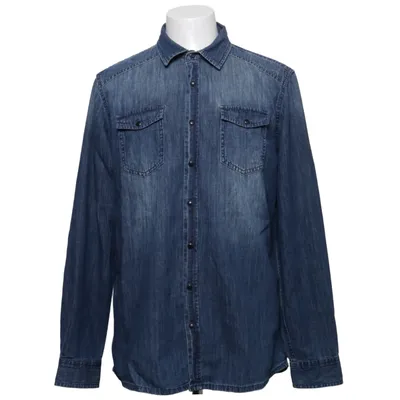 Chemise en jean (Bleu) de Livergy Coton