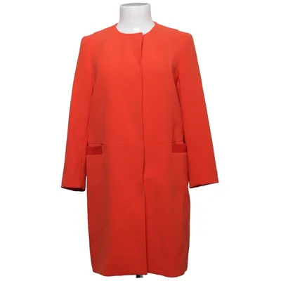 Manteau (Orange, Rouge) de Tru Trussardi Élasthane, Cuir, Polyester, Viscose