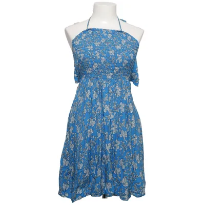 Dress (Blue, White) from Defox Cotton