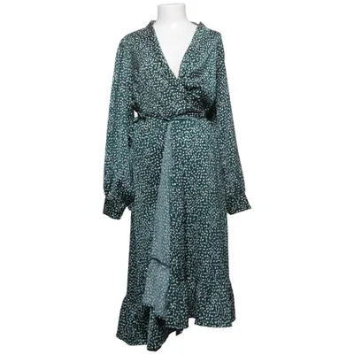 Wrap dress (Green, White, Multicolored) from MSCH Copenhagen Polyester