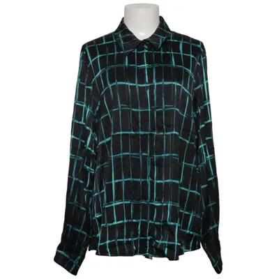 Blouse (Zwart, Turquoise) van Xandres Elastaan, Viscose