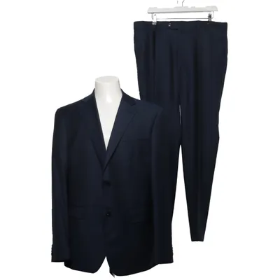 Suit (Blue) from Barutti Viscose, Wool