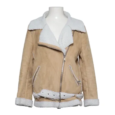Veste en peau de mouton retournée (Marron, Blanc) de Parisian Polyester