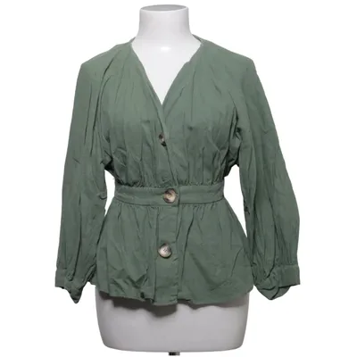 Blus (Grön) från Zara Trafaluc Collection Linne, Viskos