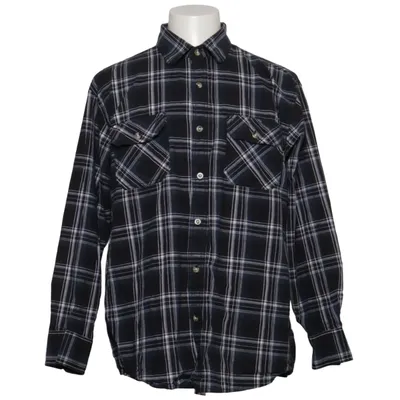 Flannel shirt (Blue, Black, White) from Marcel Battiston Cotton