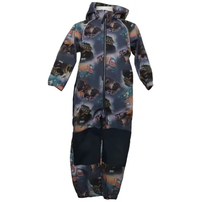 Combinaison blouse (Bleu, Multicolore) de Name It Élasthane, Polyester recyclé