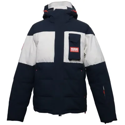 Vinterjacka (Blå, Vit) från Huski Wear Återvunnen polyester