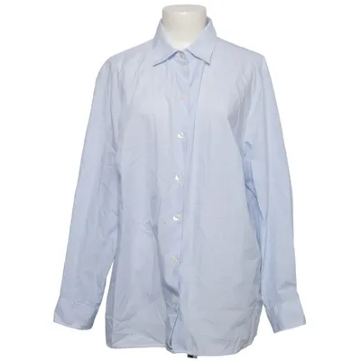 Shirt (Blauw, Wit) van Walbusch Katoen