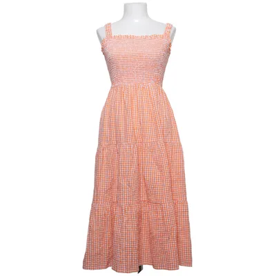 Klänning (Orange, Vit) från Influence Bomull