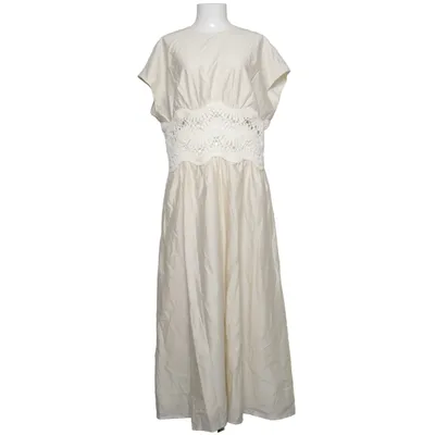 Maxikjole (Beige) fra H&M Edition Bomuld, Lyocell, Polyester