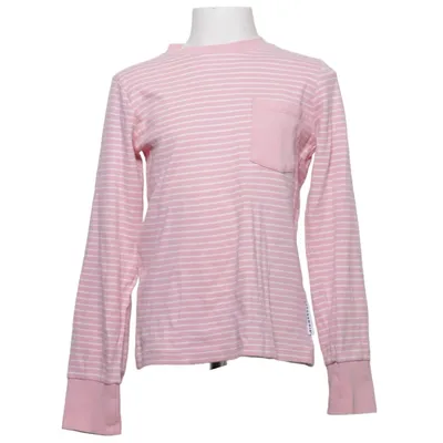 Langærmet t-shirt (Pink, Hvid) fra Geggamoja Økologisk bomuld