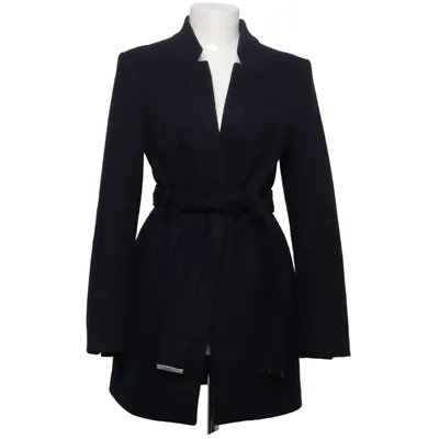 Manteau (Noir) de F&F Polyester, Laine