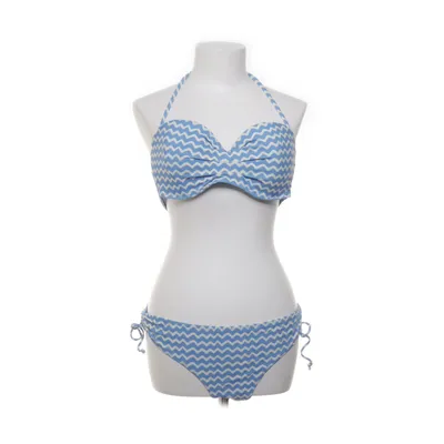 Bikini (Blå, Hvid) fra Tex Elastan, Polyamid