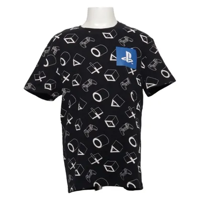 T-shirt (Svart, Vit) från Playstation Bomull