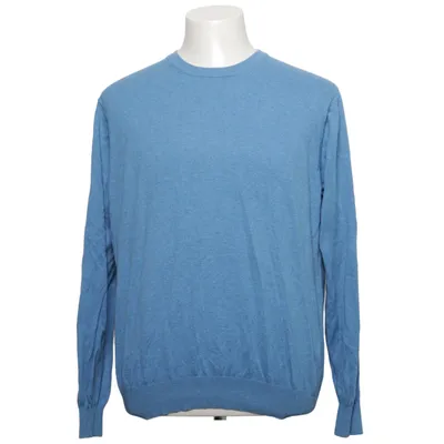 Sweater (Blue) from Strokesman's Cashmere, Cotton