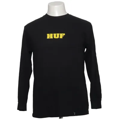 Lange mouwen shirt (Zwart) van HUF Katoen