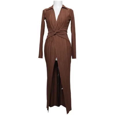 Omlottklänning (Brun) från PrettyLittleThing Polyester