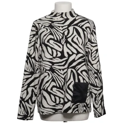Sweater (Black, White) from Frank Walder Cotton, Elastane, Polyamide, Polyester, Viscose
