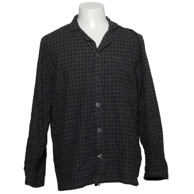 Pyjamahemd (Grau, Schwarz) von GANT Baumwolle