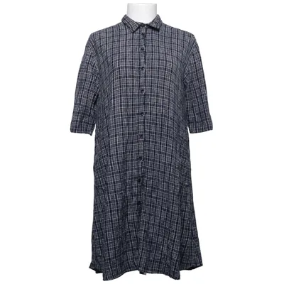 Shirt dress (Blue, White, Black) from Masai Cotton, Linen, Viscose
