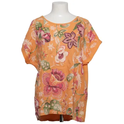 Top (Yellow, Multicolored) from Mix By Cotton, Linen