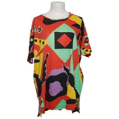 T-shirt (Rouge, Multicolore) de Lucia Coton, Modal