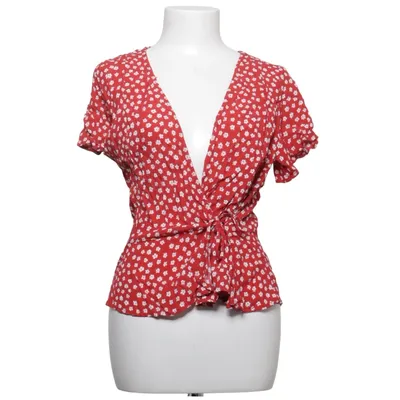 Omlottopp (Röd, Vit) från Mango Basics Viskos