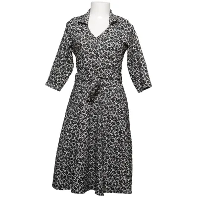 Klänning (Svart, Vit, Flerfärgad) från Top Vintage Elastan, Polyester