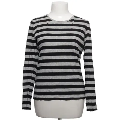 Långärmad t-shirt (Grå, Svart) från Muji Bomull