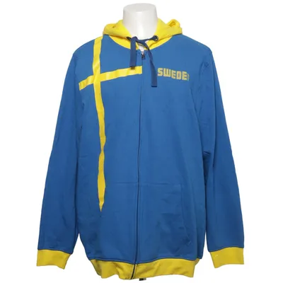 Sweat à capuche (Bleu, Jaune) de Lidl Coton, Polyester