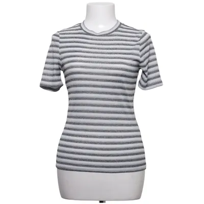 T-shirt (Grå, Vit) från Jacqueline de Yong Metallfiber, Polyester