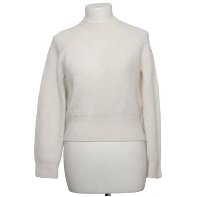 Sweater (White) from La Maille Sézane Alpaca wool, Elastane, Polyamide