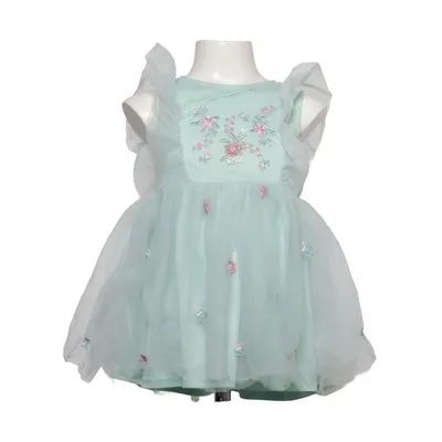 Bloemenmeisjes jurk (Groen, Meerkleurig) van Kiki & Koko Polyamide, Polyester