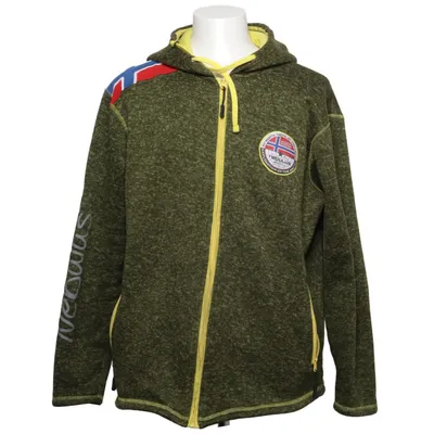 Sweat à capuche (Vert, Jaune) de Nebulus Polyester
