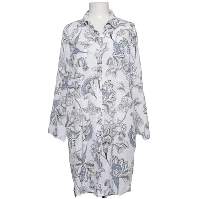 Shirt dress (White, Blue) from Mix by Heart Cotton