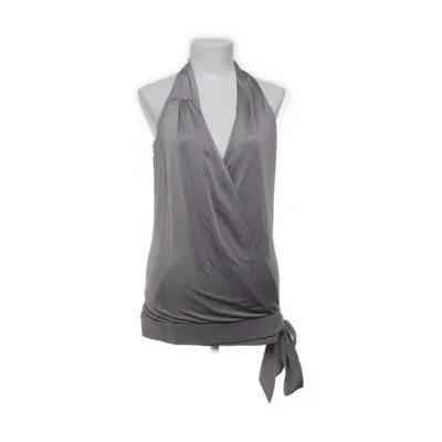 Omlottopp (Grå) från Massimo Dutti Woman Polyester, Silke, Viskos