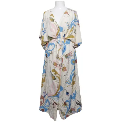 Robe portefeuille (Beige, Multicolore) de Lindex Viscose