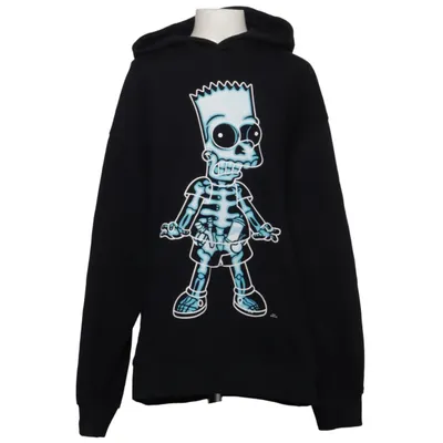 Kapuzenpullover (Schwarz) von The Simpsons Baumwolle, Polyester