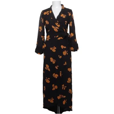 Wrap dress (Black, Orange, Multicolored) from Ganni
