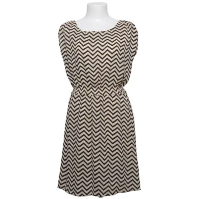 Dress (Beige, Black, Multicolored) from Shikha London Polyester