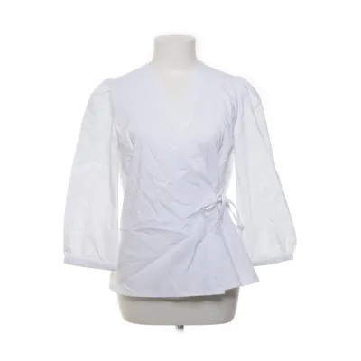 Blouse portefeuille (Blanc) de Sanne Alexandra Élasthane, Polyamide, Viscose
