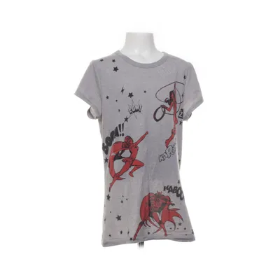 T-shirt (Grijs, Rood) van DC Comics Katoen, Polyester