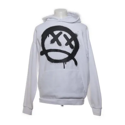 Huvtröja (Vit, Svart) från FSBN Bomull, Polyester