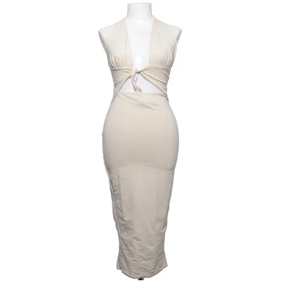 Robe (Beige) de Oh Polly Coton, Élasthane